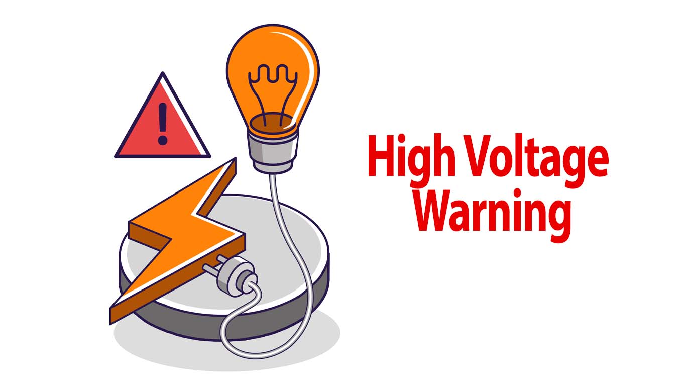 High Voltage warning