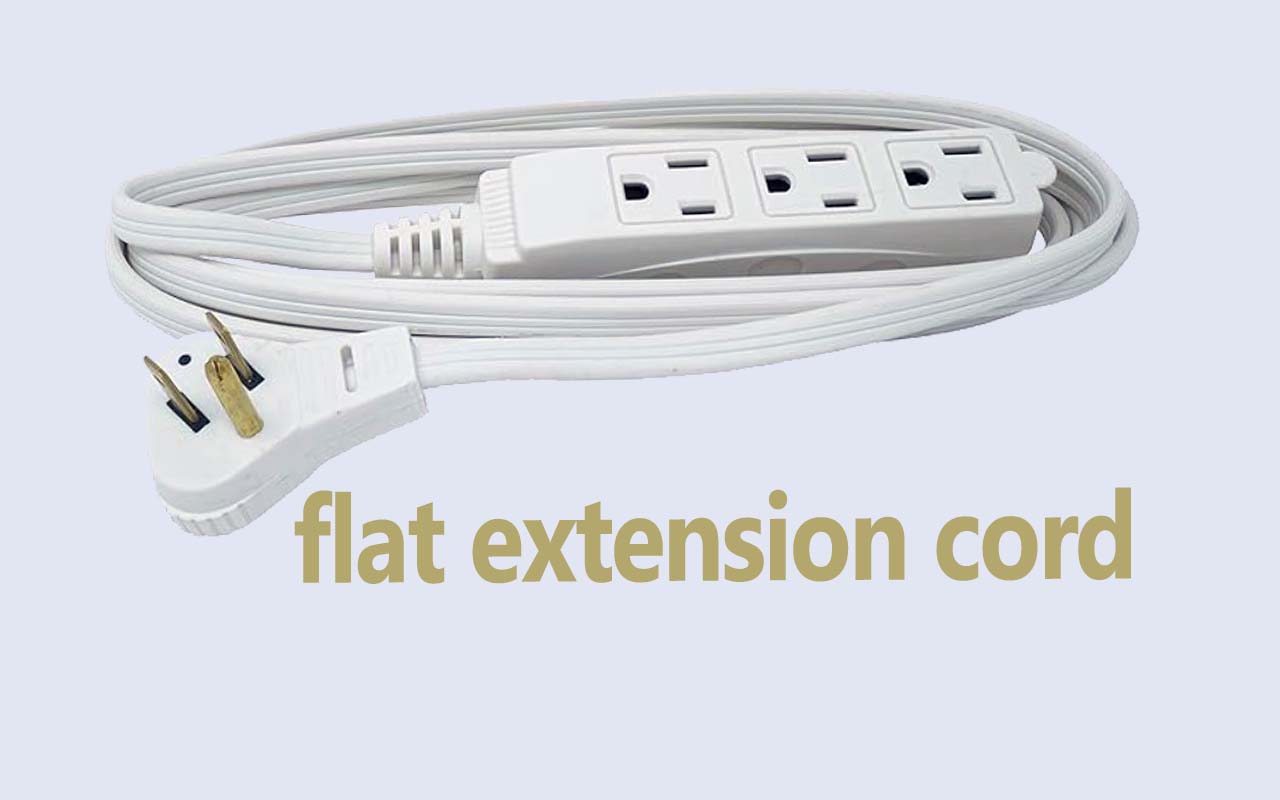flat extension cord