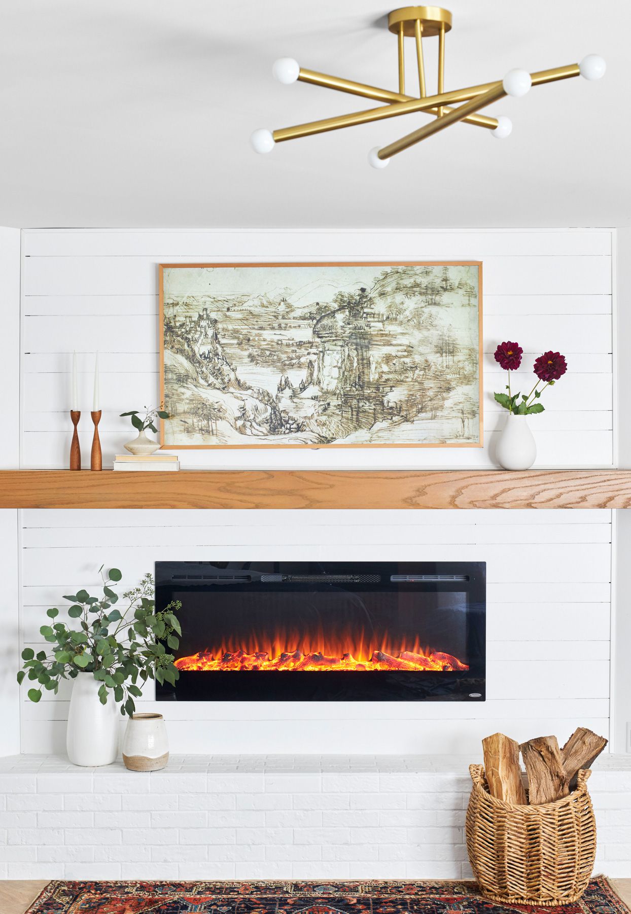 Install Electric Fireplace