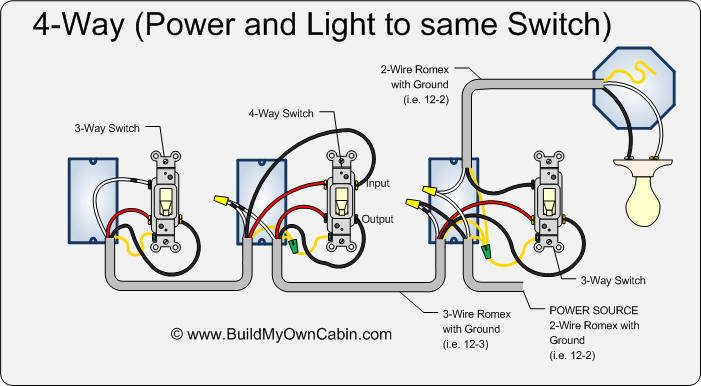 4 Way Switch Wiring