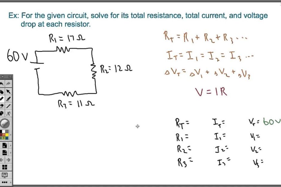 Current Calculation in a Series Circuit